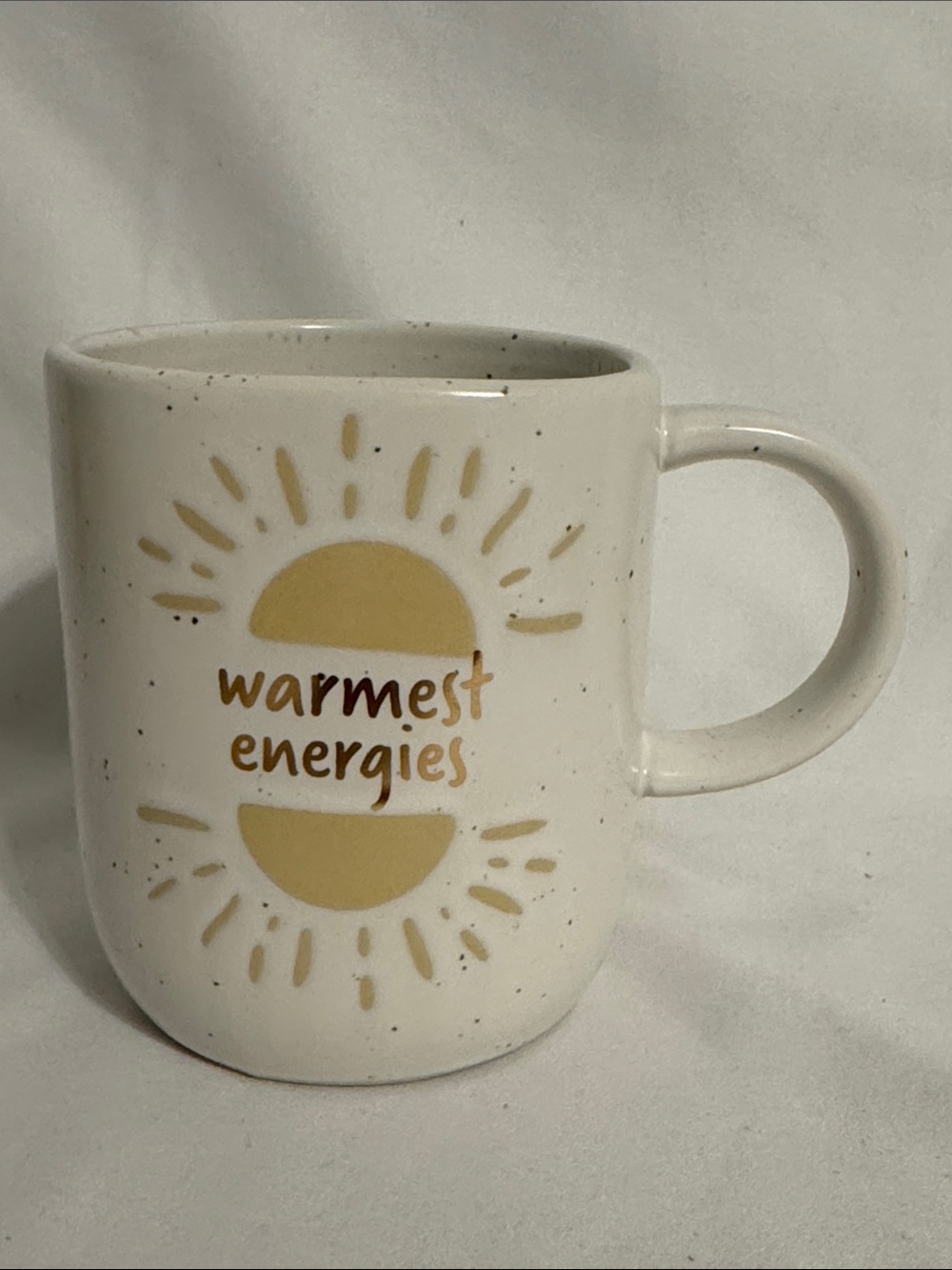NEW Anthropologie Warmest Energies Sun Stoneware Coffee Tea Mug Cup - 13 Oz ☀️